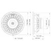 Lavoce WAN102.50LD 10 palec 25.4 cm basový reproduktor 300 W 8 Ω