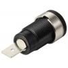 TRU COMPONENTS MP-32 schwarz bezpečnostní vestavná zásuvka 4 mm zásuvka, rovná Ø pin: 4 mm černá 1 ks Bulk