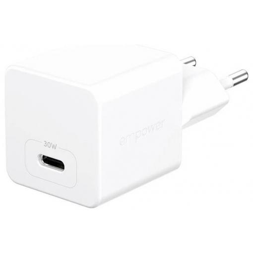 PanzerGlass empower USB nabíječka, USB Power Delivery (USB-PD) , GaN, Rychlonabíječka, 30 W, USB PD 3.1, Rychlé nabíjení, bílá