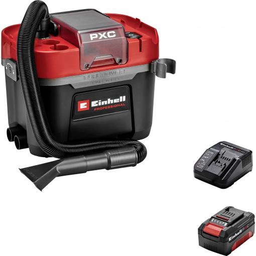 Einhell Professional TP-VC 18/10 Li BL L 4326758 Akumulátorový vysavač pro mokré a suché vysávání 10 l Vč. nabíječky, vč. 1 akumulátoru, prachová třída L