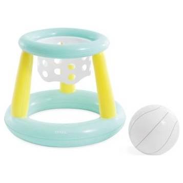 Košík na Intex „Mega Floating Hoops“ s nafukovací míčkem poskytuje akční zábavu v poolu i mimo něj – ideální pro ideal děti od 6 let a přátele.
