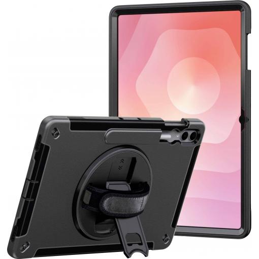 JT Berlin Rugged Kickstand & Handstrap obal na tablet Samsung Galaxy Tab S11 Ultra, Galaxy Tab S10 Ultra, Galaxy Tab S9 Ultra, Galaxy Tab S8 Ultra černá