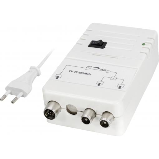 Maxtrack FP8ARL širokopásmový antenní zesilovač TV , FM , DAB+ 25 dB