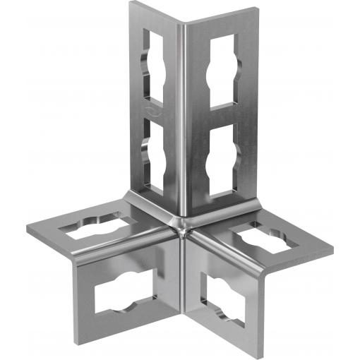 Fischer PFUF 3D A4 montážní úhelník nerezová ocel 577095 10 ks