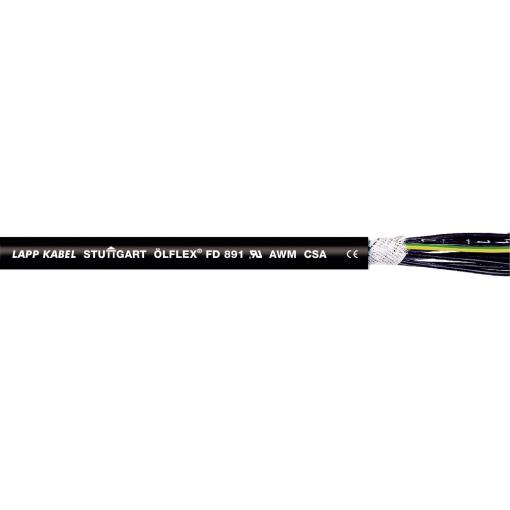 LAPP 1026604/500 kabel pro energetické řetězy ÖLFLEX® FD 891 4 G 6 mm² černá 500 m