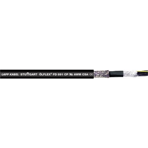 LAPP 1027103/500 kabel pro energetické řetězy ÖLFLEX® FD 891 CY 3 G 0.75 mm² černá 500 m