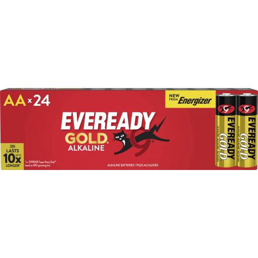 Eveready E304401000 tužková baterie AA alkalicko-manganová, 1.5 V, 24 ks