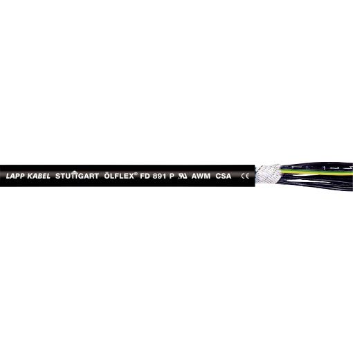 LAPP 1028504/500 kabel pro energetické řetězy ÖLFLEX® FD 891 P 4 G 4 mm² černá 500 m
