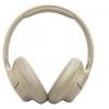 JBL Tune 730BT sluchátka uzavřená (Over Ear) Bez kabelu, Bluetooth® béžová složitelná, regulace hlasitosti