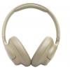 JBL Tune 730BT sluchátka uzavřená (Over Ear) Bez kabelu, Bluetooth® béžová složitelná, regulace hlasitosti