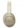 JBL Tune 730BT sluchátka uzavřená (Over Ear) Bez kabelu, Bluetooth® béžová složitelná, regulace hlasitosti