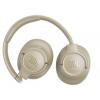 JBL Tune 730BT sluchátka uzavřená (Over Ear) Bez kabelu, Bluetooth® béžová složitelná, regulace hlasitosti