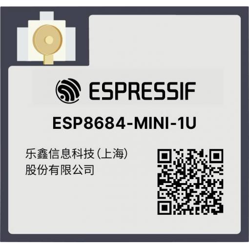 Espressif ESP8684-MINI-1U-H2 WiFi modul WiFi/Bluetooth Modul ESP8684 Tape on Full reel