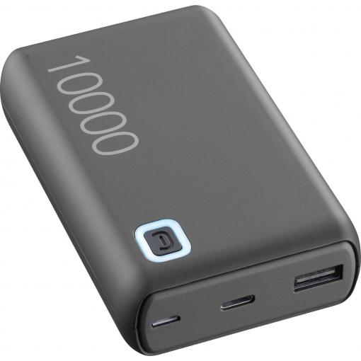 Cellularline CELLULARLINE - Power Bank ESSENCE Turbo 10000 Black - Batterie powerbanka Li-Ion, 10000 mAh, microUSB, USB-A, USB-C®, černá