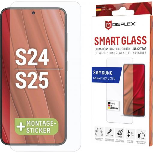 DISPLEX ochranné sklo na displej smartphonu Samsung Galaxy S25 1 ks Chránící proti otiskům prstů 01906