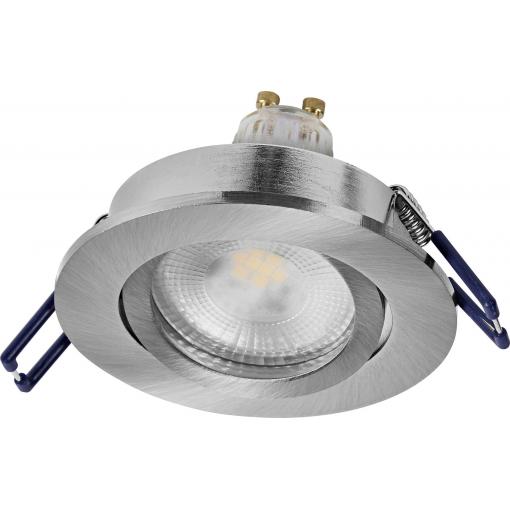 OSRAM HOMELIGHTING 4058075853492 stropní lampa, LED stropní reflektor, LED, GU10, saténovo-niklová