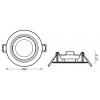 OSRAM HOMELIGHTING 4099854595721 stropní lampa, LED stropní reflektor, saténovo-niklová