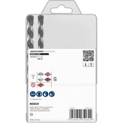 Bosch Accessories 2608707005 2608707005 sada spirálového vrtáku na kámen 4 mm, 5 mm, 5 mm, 6 mm, 6 mm, 8 mm, 10 mm 1 ks