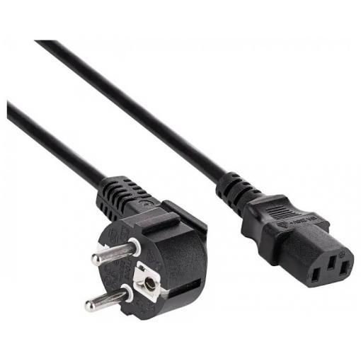 Akyga napájecí kabel [1x zástrčka s ochranným kontaktem - 1x IEC C13 zásuvka 10 A] 10 m černá