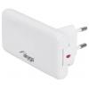 Akyga USB nabíječka, USB-C®, USB A, 65 W, bílá