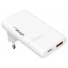 Akyga USB nabíječka, USB-C®, USB A, 65 W, bílá