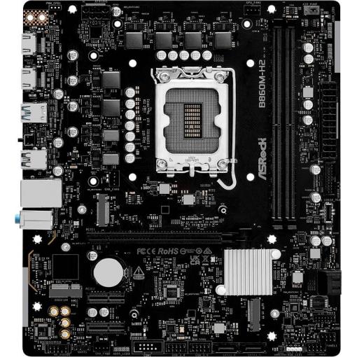 ASRock B860M-H2 Základní deska Socket (PC) Intel® 1851 Tvarový faktor Micro-ATX Čipová sada základní desky Intel® B860
