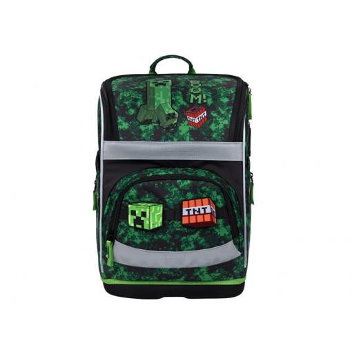 Aktovka školní BAAGL Zippy Plus Minecraft Boom