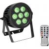 Eurolite IP PAR 7x9W SCL DMX LED reflektor Počet LED: 7 9 W