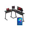 Stůl herní HUZARO Hero 6.0 RGB Black Corner 147cm