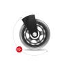 Kolečka na židli HUZARO Casters 2.0 Black