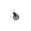 Kolečka na židli HUZARO Casters 2.0 Black