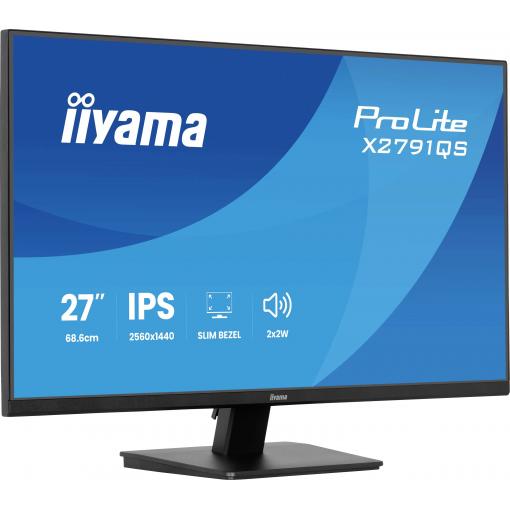 Iiyama ProLite LED monitor 68.6 cm (27 palec)2560 x 1440 Pixel, 16:9, VA LED