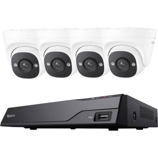 Reolink NVS8-5MD4 NVS8-5MD4 kabelový, Wi-Fi IP-monitorovací sada 2880 x 1616 Pixel