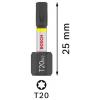 Bosch Accessories 2607002805 2607002805 Bit TX Pohon (šroubovák): 1/4 (6,3 mm) Typ zakončení: TX TX 20
