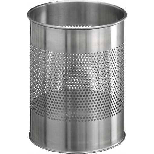 Durable 338123 odpadkový koš 15 l (Ø) 165 mm nerezová ocel stříbrná 1 ks