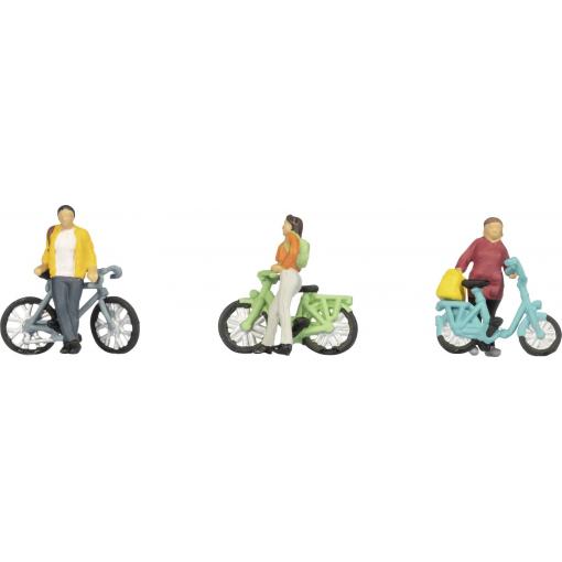 NOCH TT Cyklisté hotový model, plastový model , ručně malované , stojící
