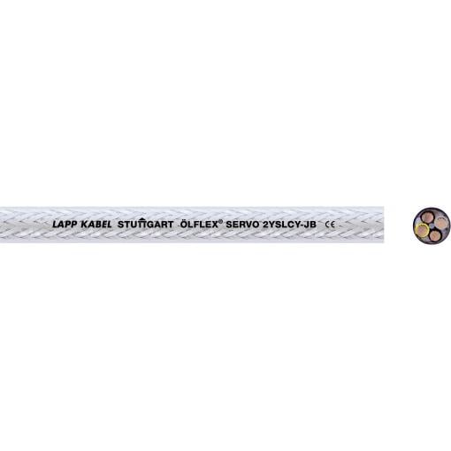 LAPP ÖLFLEX® SERVO 2YSLCY-JB 36425/1000 servo kabel 4 G 1.5 mm², 1000 m, transparentní