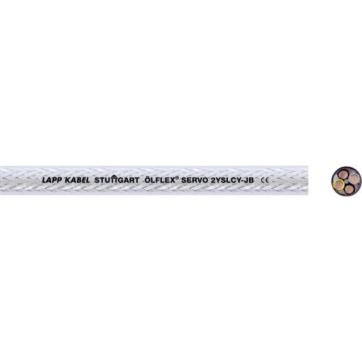 LAPP ÖLFLEX® SERVO 2YSLCY-JB 36426/50 servo kabel 4 G 2.5 mm², 50 m, transparentní