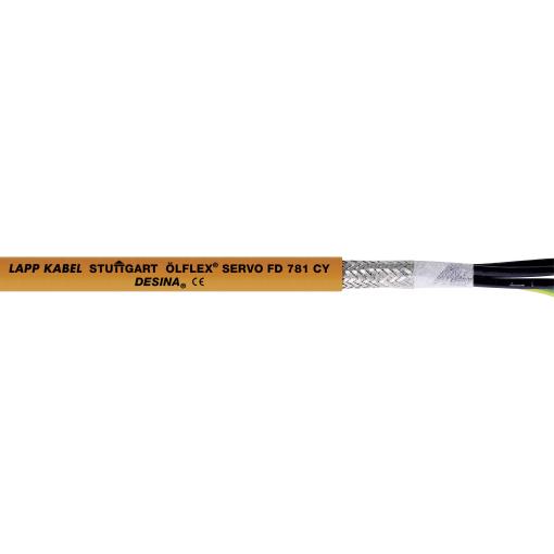 LAPP ÖLFLEX® SERVO FD 781 CY 36321/1000 servo kabel 4 G 2.5 mm², 1000 m, oranžová