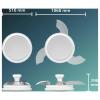 Philips LED Bliss stropní ventilátor 28 W s dálkovým ovládáním, stmívatelný