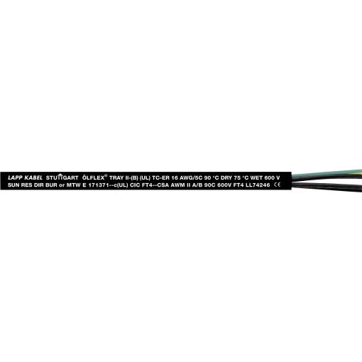 LAPP ÖLFLEX® TRAY II 221007/152 řídicí kabel 7 G 6 mm², 152 m, černá