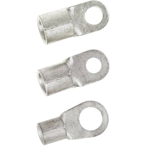 LAPP 63204225 kulaté kabelové oko Průřez (max.)=6 mm² Ø otvoru=13.0 mm bez izolace kov 100 ks