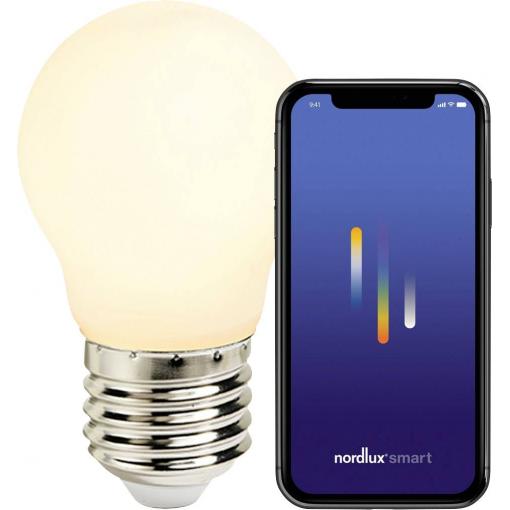 Nordlux 2170062701 žárovka Energetická třída (EEK2021) E (A - G) E27 kulatý tvar ovládání přes mobilní aplikaci, stmívatelná 1 ks
