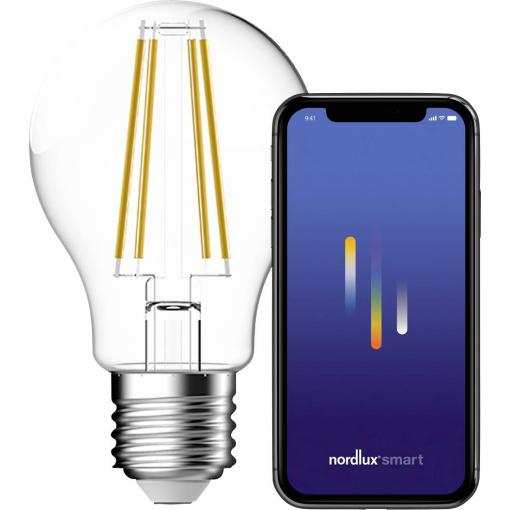 Nordlux 2070082700 žárovka Energetická třída (EEK2021) E (A - G) E27 klasická žárovka teplá až studená bílá ovládání přes mobilní aplikaci, stmívatelná 1 ks