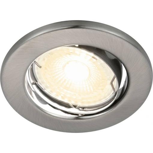 Nordlux 49300155 Canis 3-Kit 2700K Geberstet Nickel vestavné bodové svítidlo, třída F (A - G), LED, GU10, 35 W, niklová (kartáčovaná)