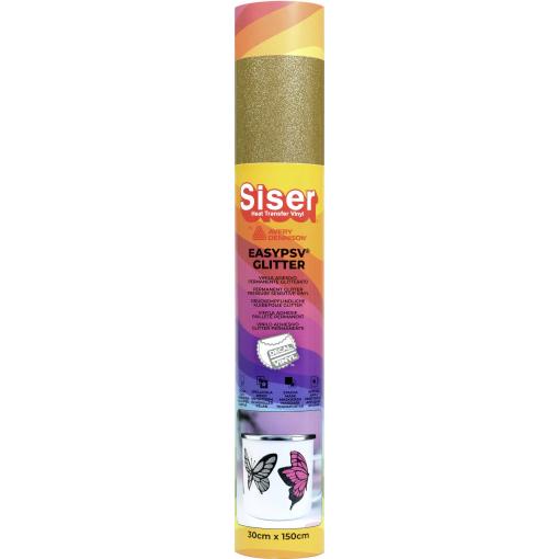Siser selbstklebende Glitzerfolie zlatá