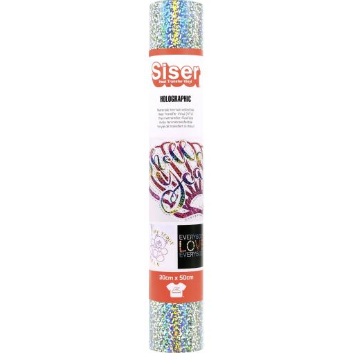 Siser Holografische Rolle Šířka řezu 30 cm Silver