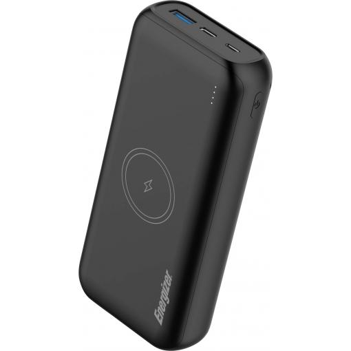 Energizer Ultimate powerbanka Li-Pol, 20000 mAh, Dodávka energie, USB-A, USB-C®, microUSB, černá, Indikátor stavu