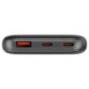 Energizer Ultimate powerbanka Li-Pol, 10000 mAh, Dodávka energie, QC 3.0, USB-A, USB-C®, černá, Indikátor stavu