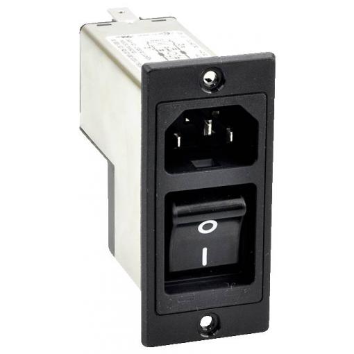 Schurter, 3-118-982 bezdrátový odrušovací filtr, 250 V, 10 A, 0.4 mH